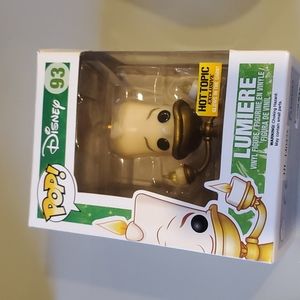 Funko Beauty And The Beast 93 Glow in The Dark Lumiere